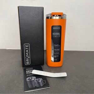 Brumate Highball Tumbler 12oz Matte Clay New